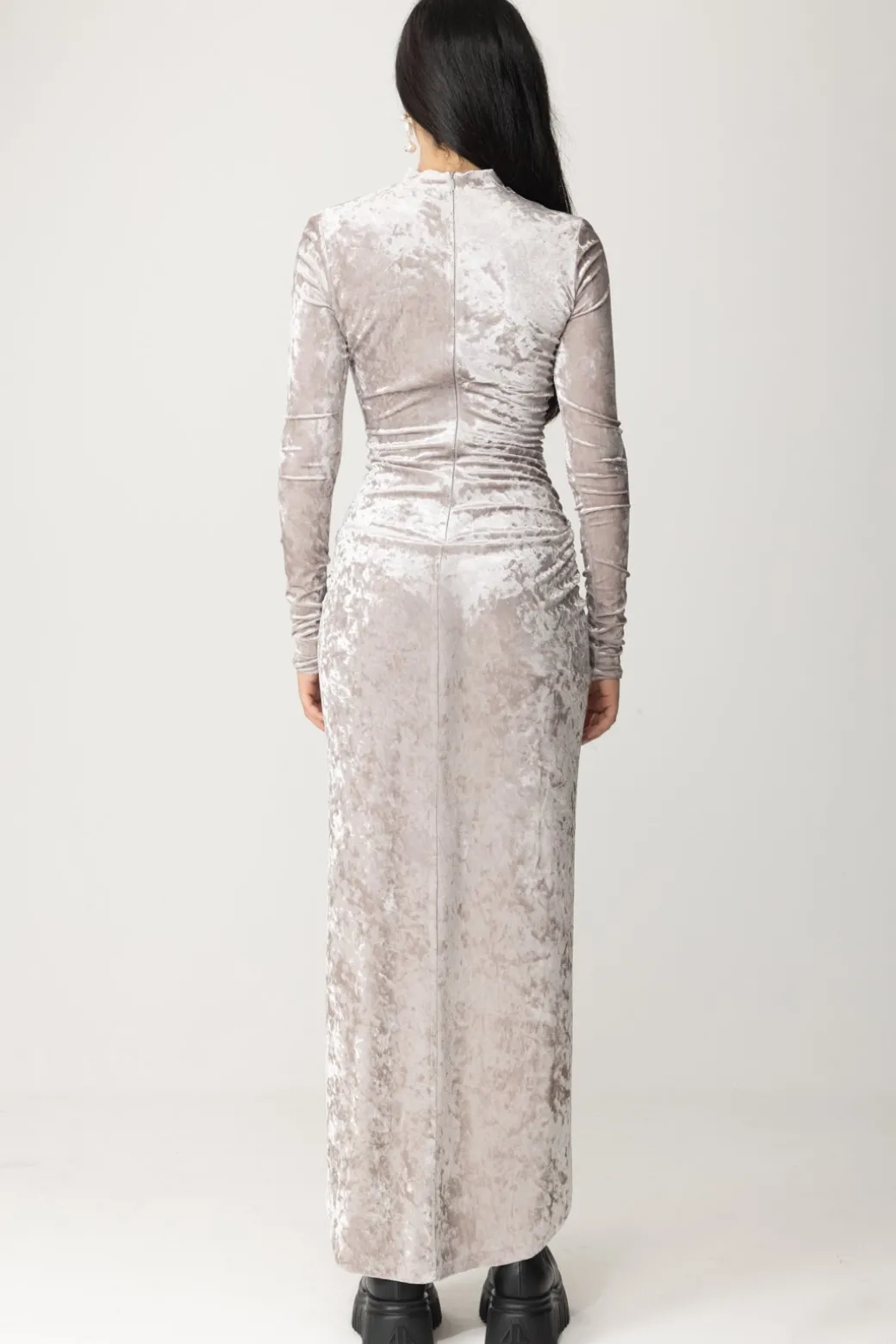 Donna Aniye By Abito Lungo Zoe In Ciniglia con Spacco