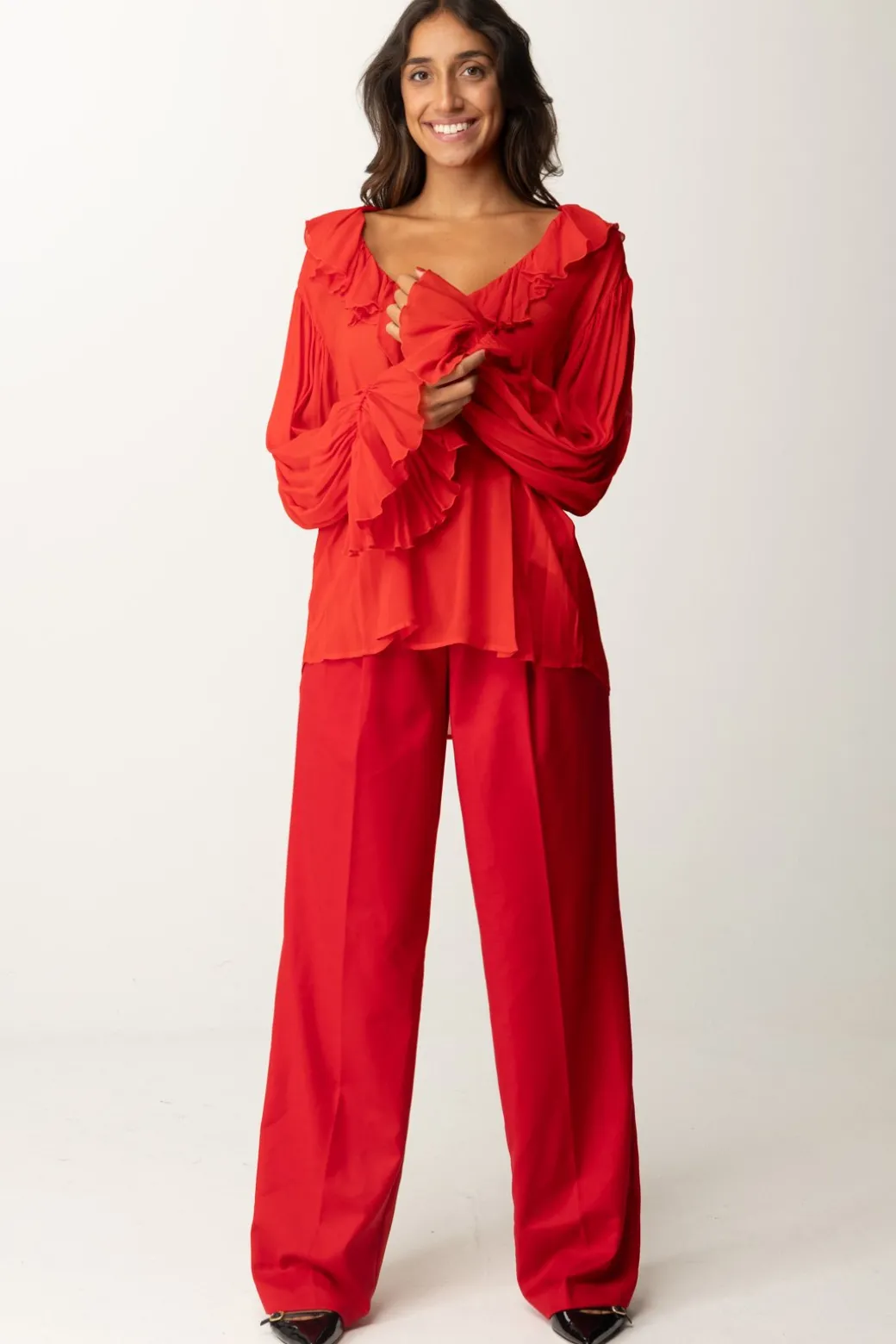 Donna Aniye By Blusa con Volant Biba