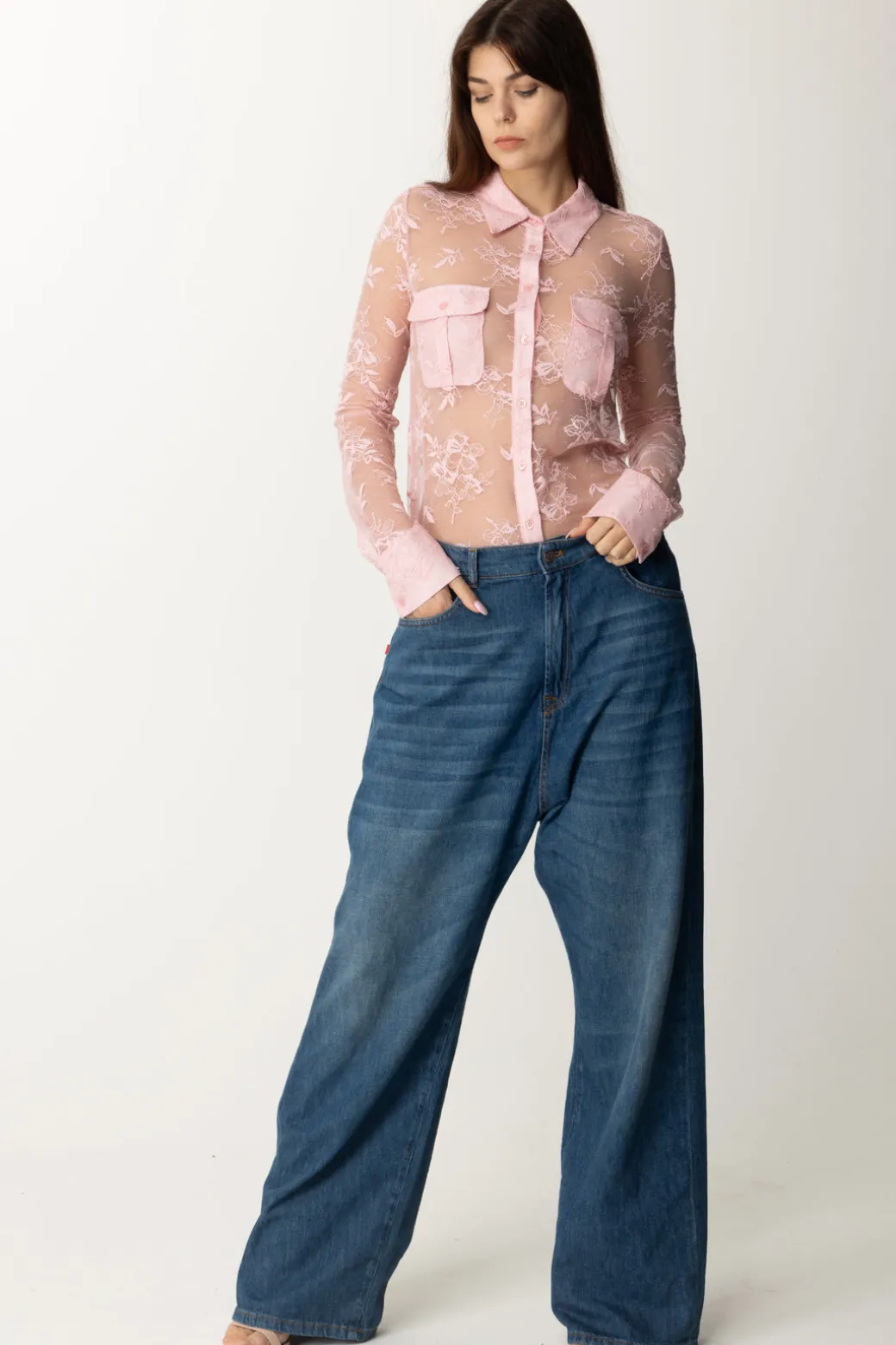 Donna Aniye By Camicia In Pizzo "lacy"