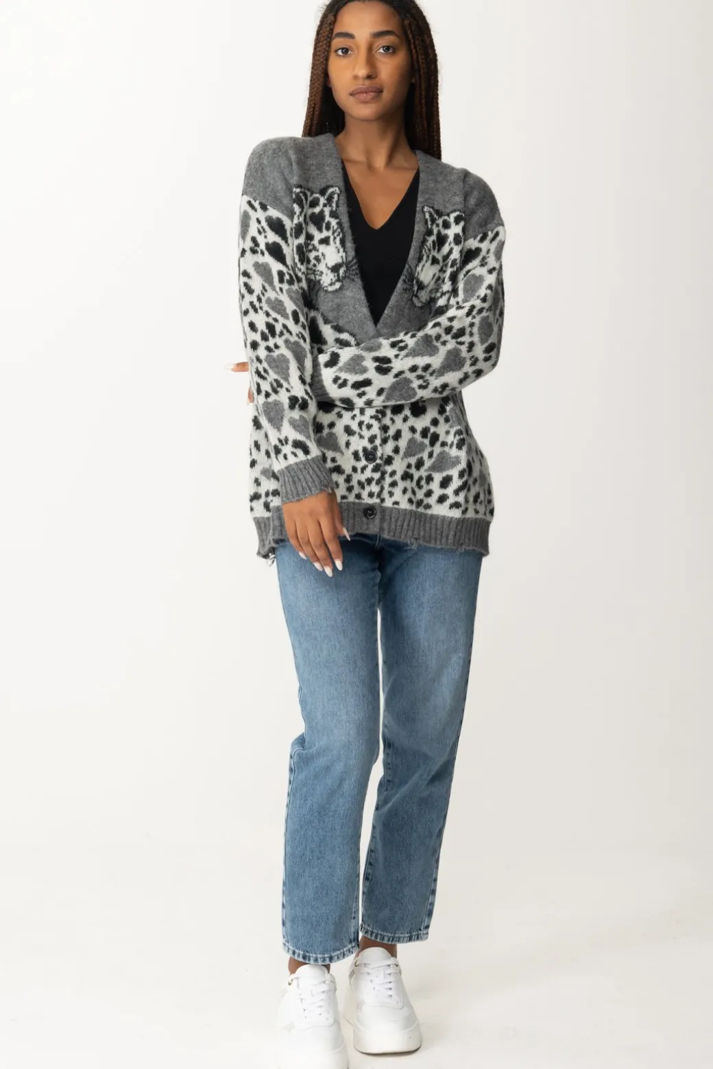 Donna Aniye By Cardigan Leopard