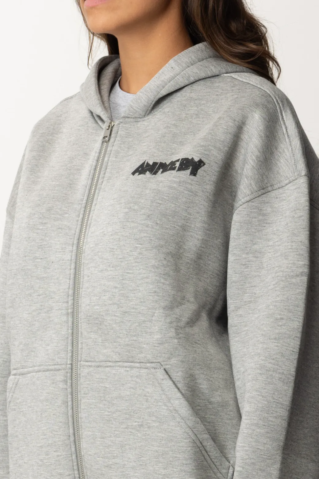 Donna Aniye By Felpa Full Zip con Cappuccio e Stampa Mickey