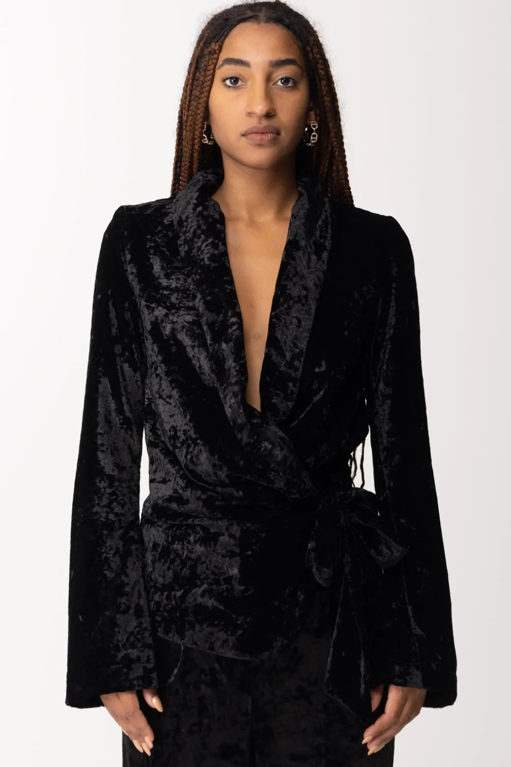 Donna Aniye By Giacca In Velluto Zira con Chiusura a Fiocco