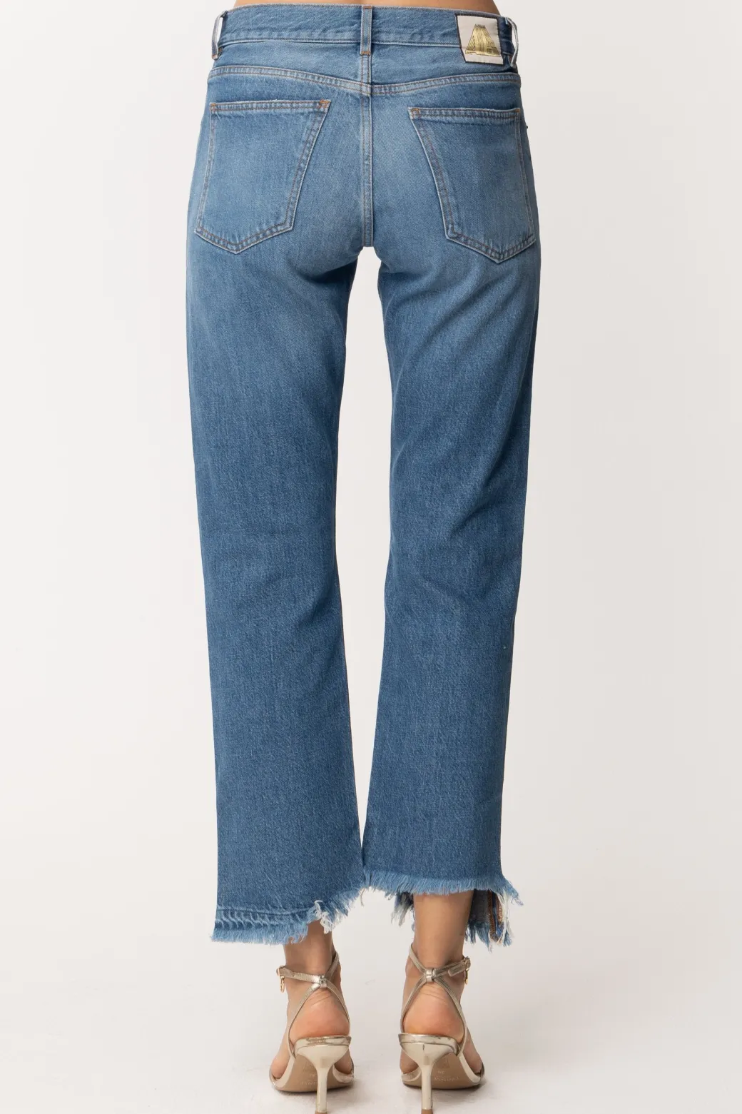 Donna Aniye By Jeans Boyfriend Dakota con Orlo Sfrangiato