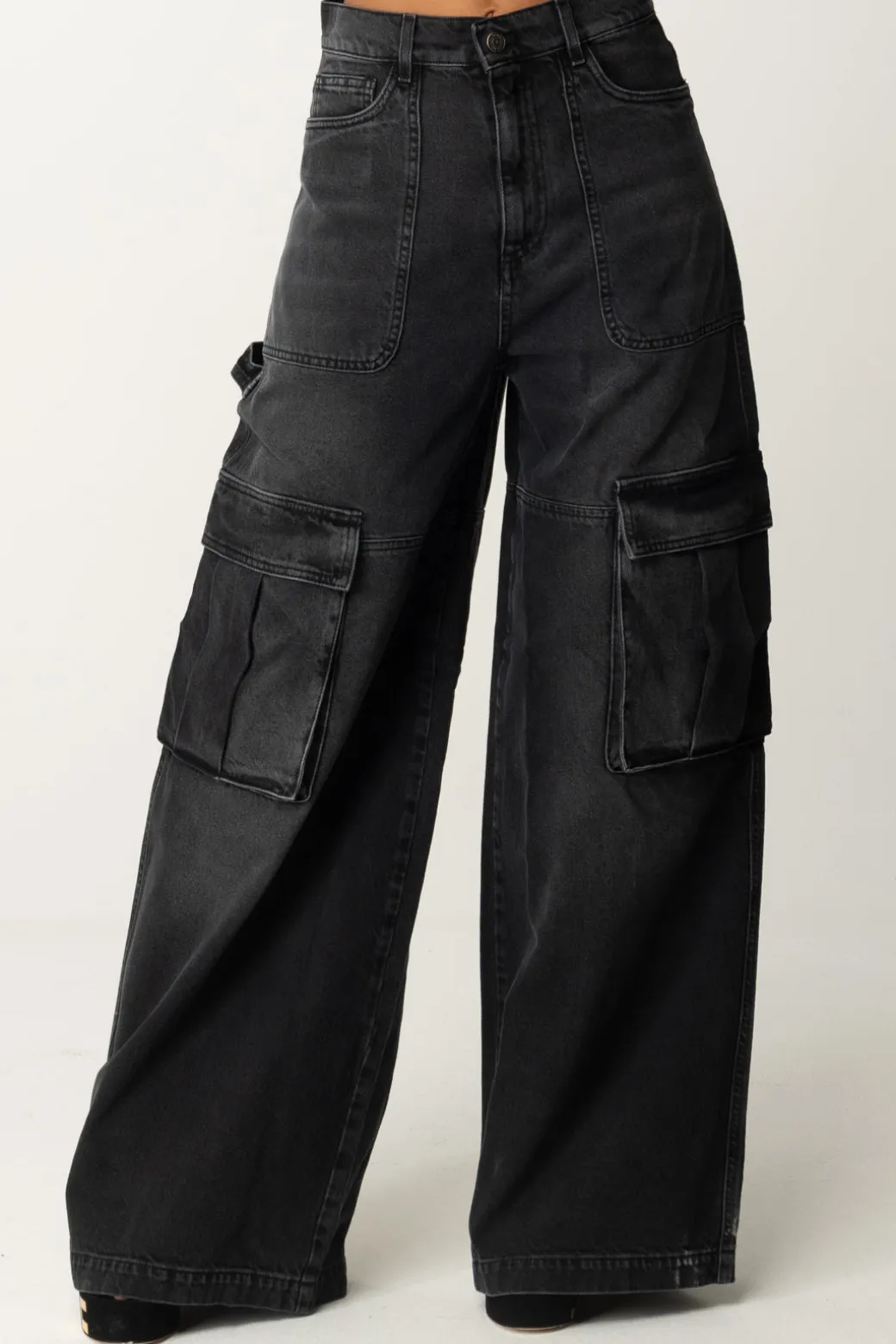 Donna Aniye By Jeans Cargo a Vita Bassa Tina