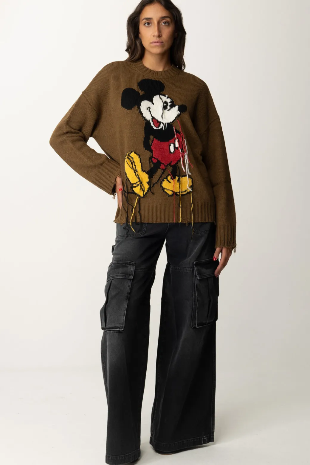 Donna Aniye By Jeans Cargo a Vita Bassa Tina