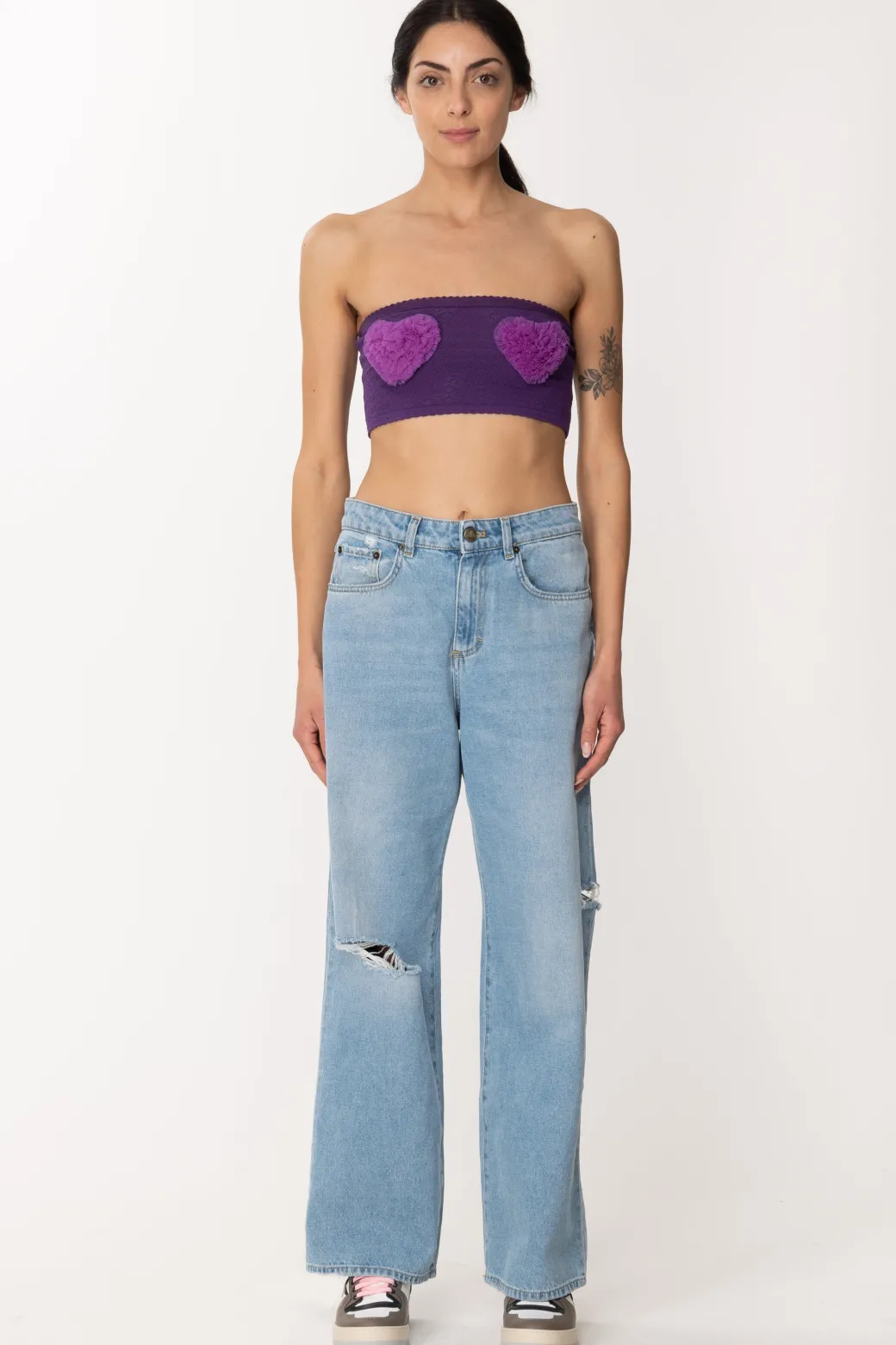 Donna Aniye By Jeans Frida Ampi con Tagli