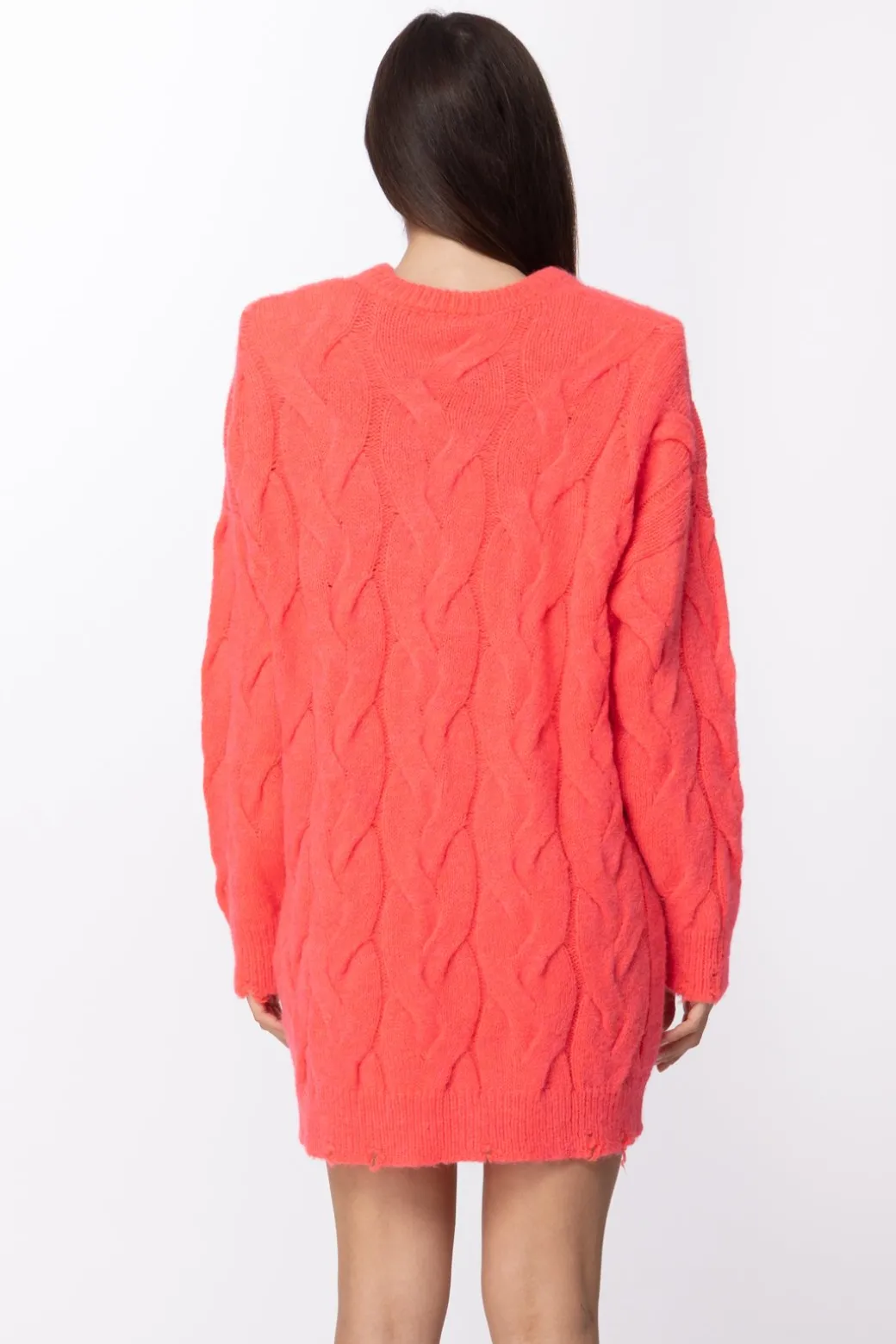 Donna Aniye By Maxi Pullover con Motivo a Trecce