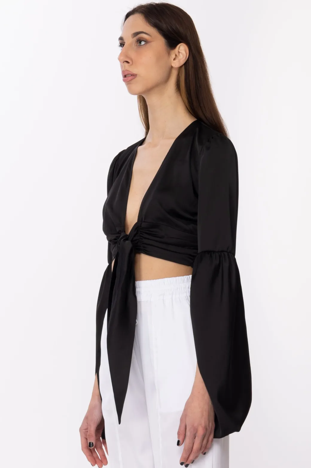 Donna Aniye By Top Eda con Nodo e Scollo a V