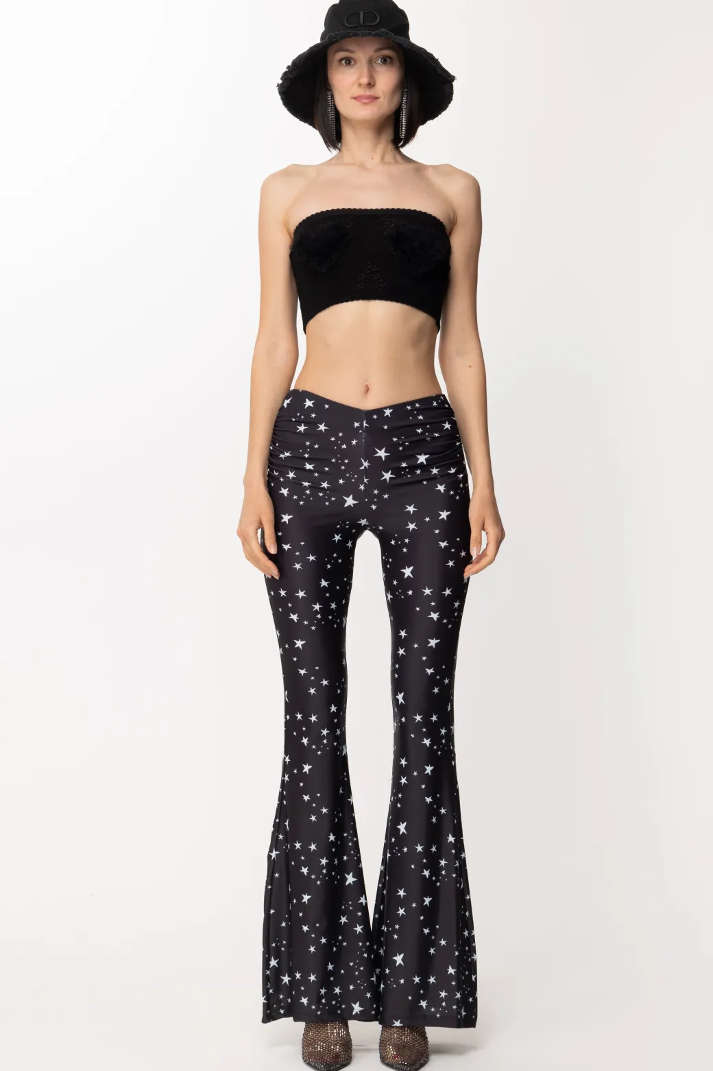 Donna Aniye By Top Kara a Fascia con Applicazioni In Tulle