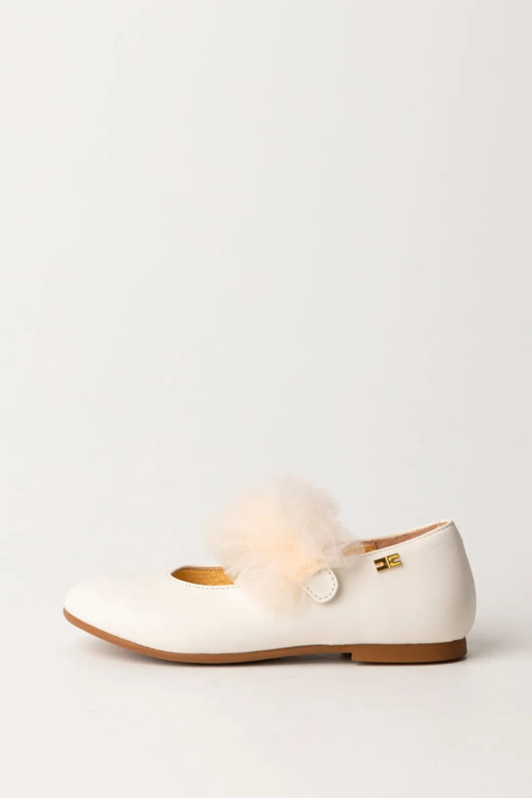 Elisabetta Franchi Bambina Ballerine con Dettaglio In Tulle