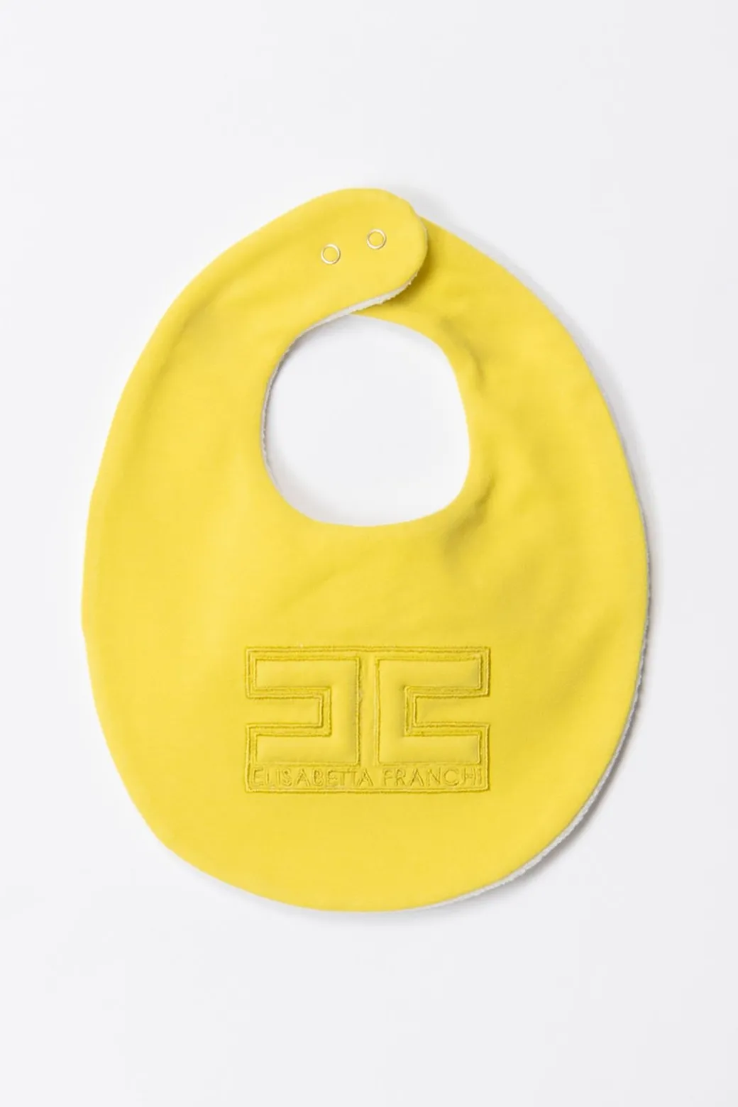 Elisabetta Franchi Bambina Bavetta con Ricamo Embossed