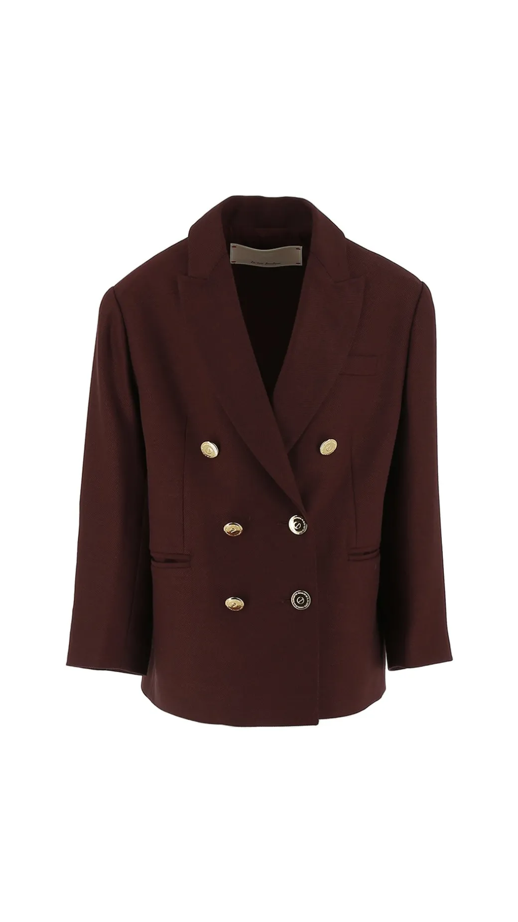 Elisabetta Franchi Bambina Blazer Doppiopetto In Tela Di Lana