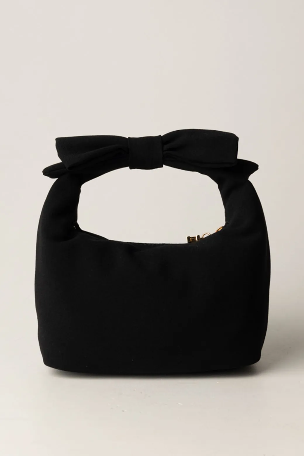 Elisabetta Franchi Bambina Borsa a Mano con Manico Fiocco e Logo