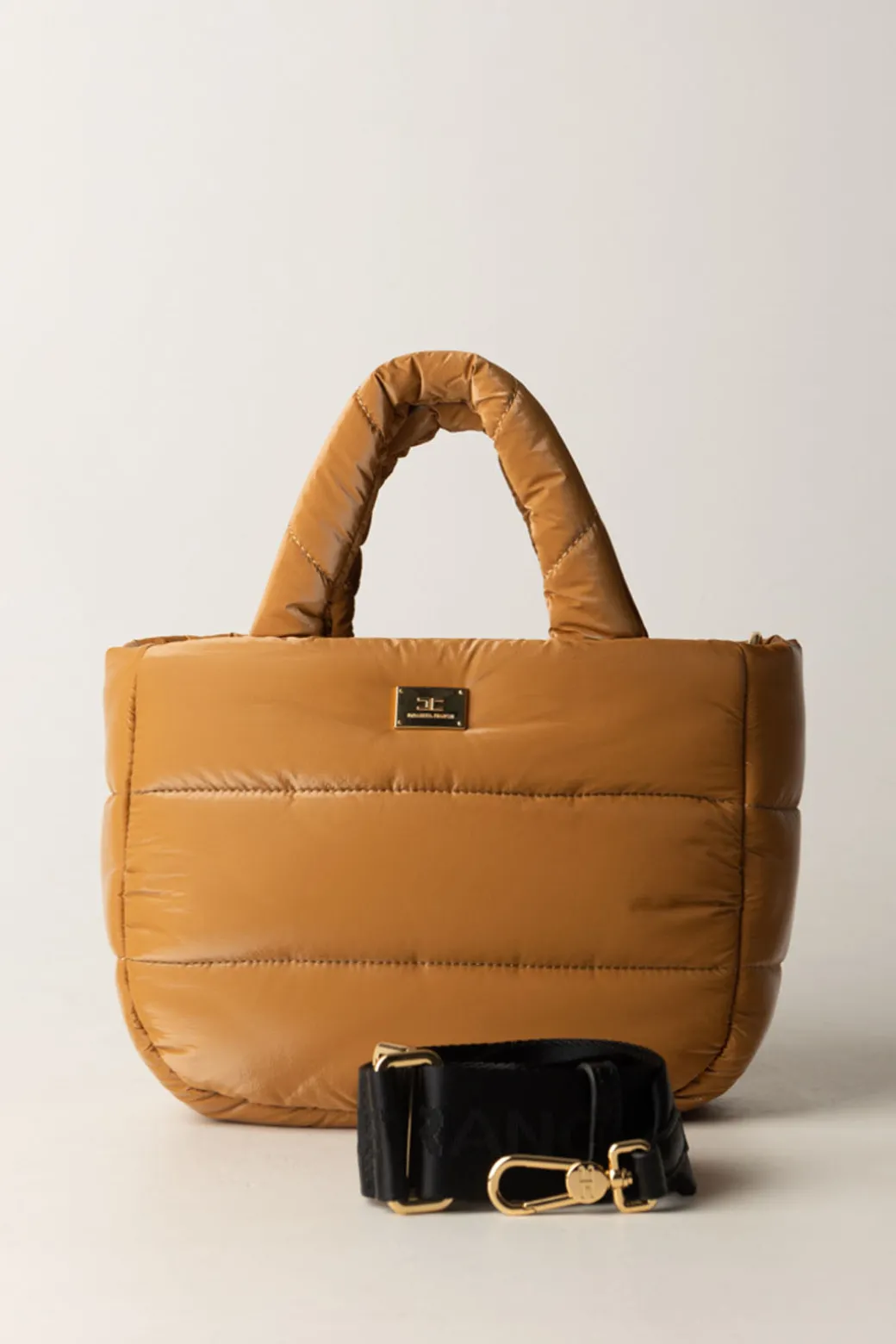Elisabetta Franchi Bambina Borsa a Mano In Nylon Imbottita