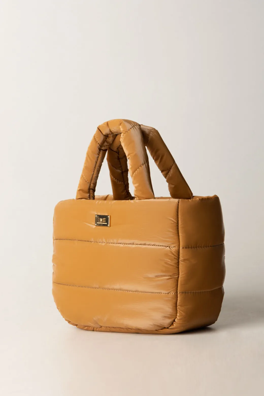 Elisabetta Franchi Bambina Borsa a Mano In Nylon Imbottita