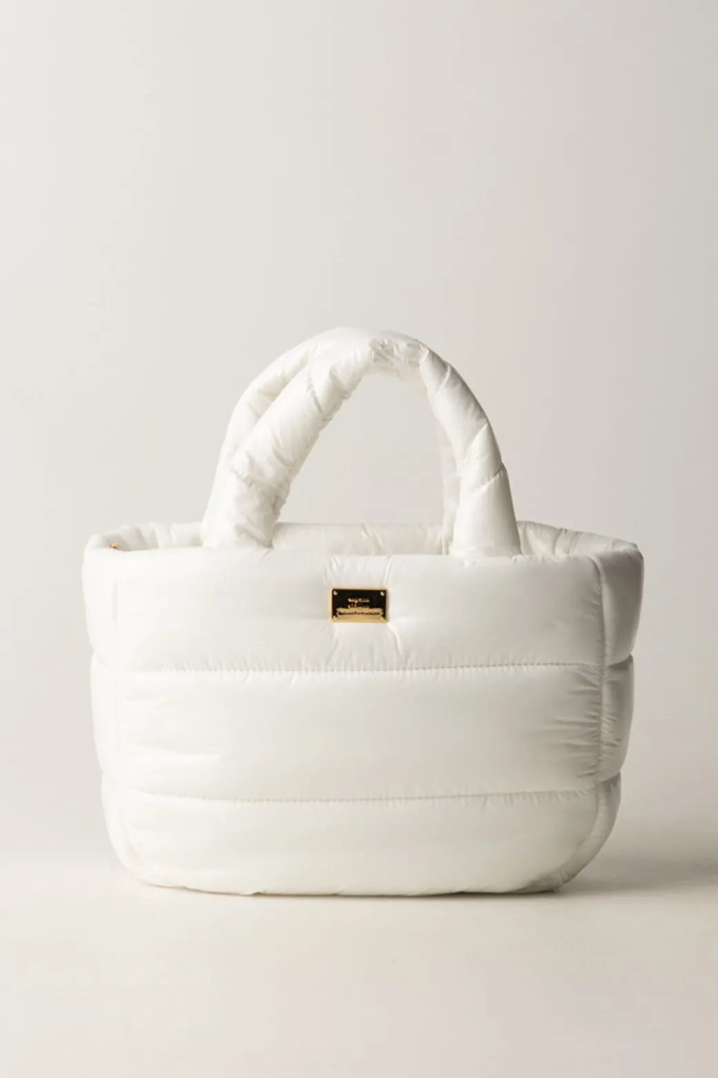 Elisabetta Franchi Bambina Borsa a Mano In Nylon Imbottita