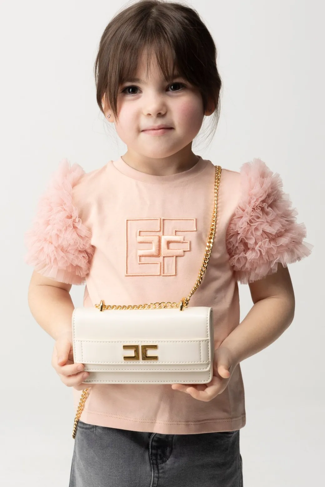 Elisabetta Franchi Bambina Borsa Portacellulare a Tracolla