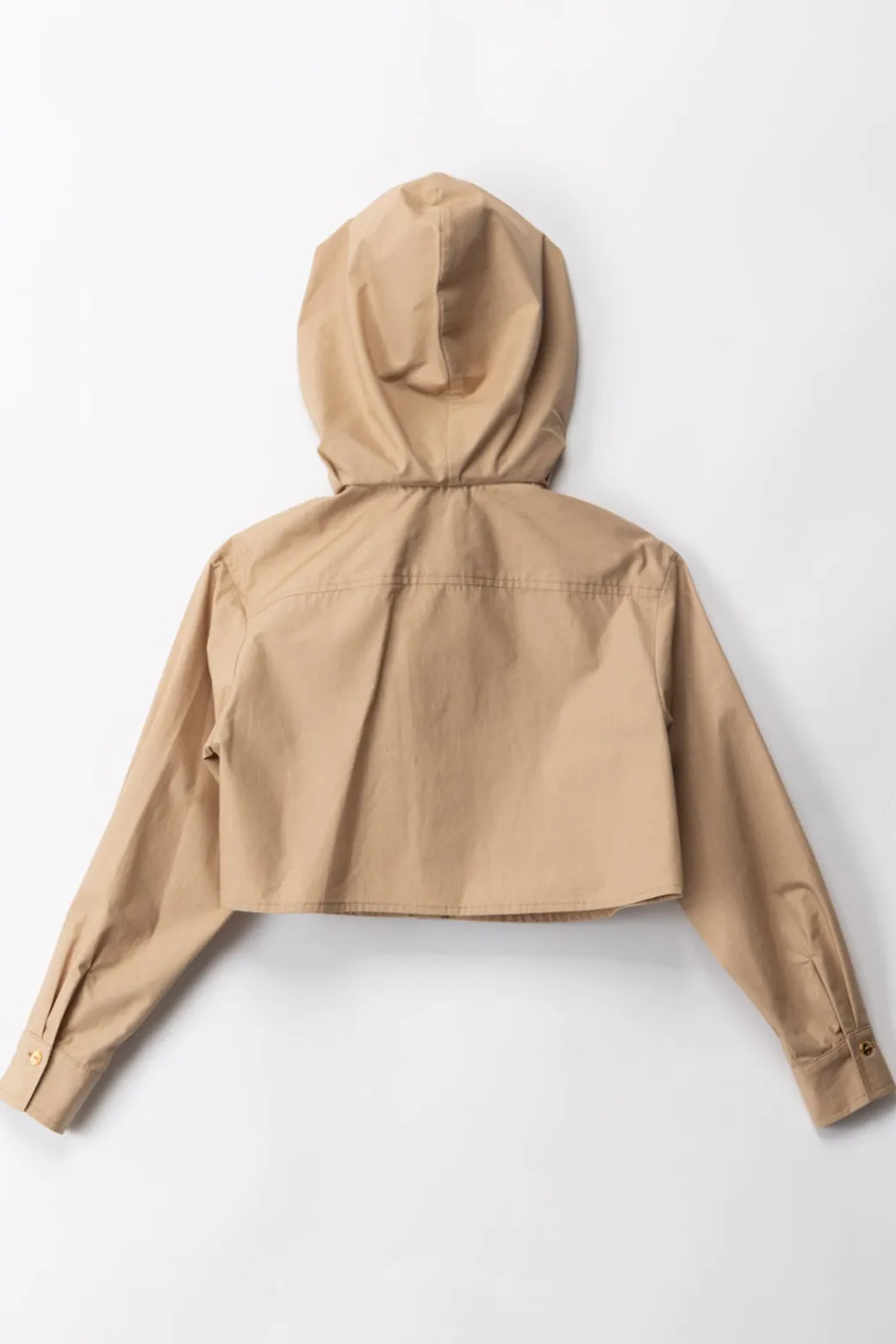 Elisabetta Franchi Bambina Camicia Crop con Cappuccio