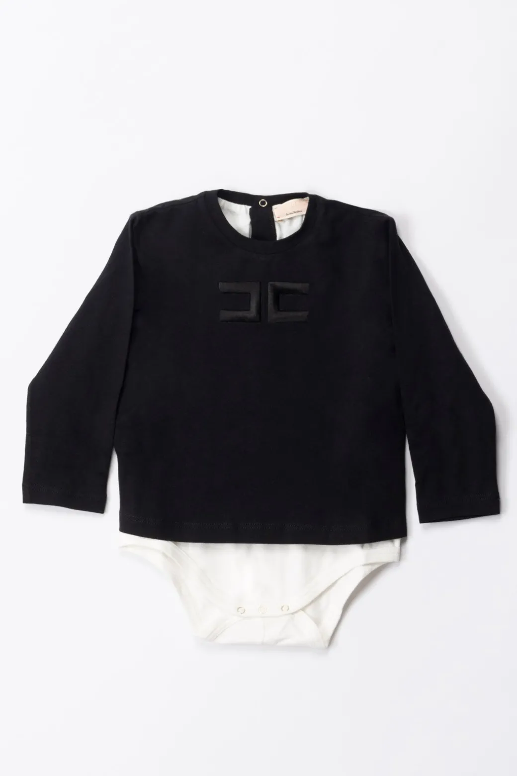 Elisabetta Franchi Bambina Completo Body e Leggings Logo Embossed