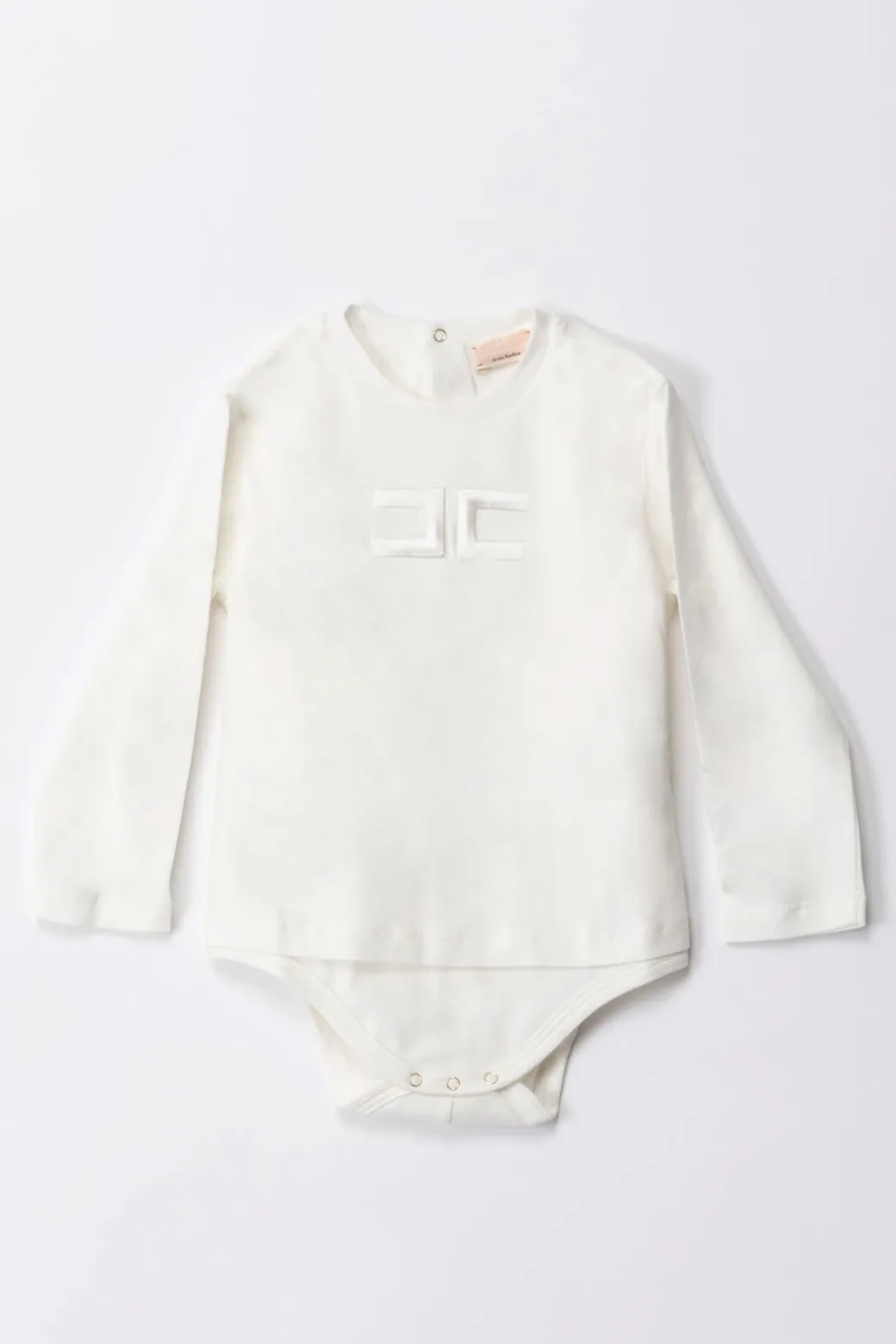 Elisabetta Franchi Bambina Completo Body e Leggings Logo Embossed