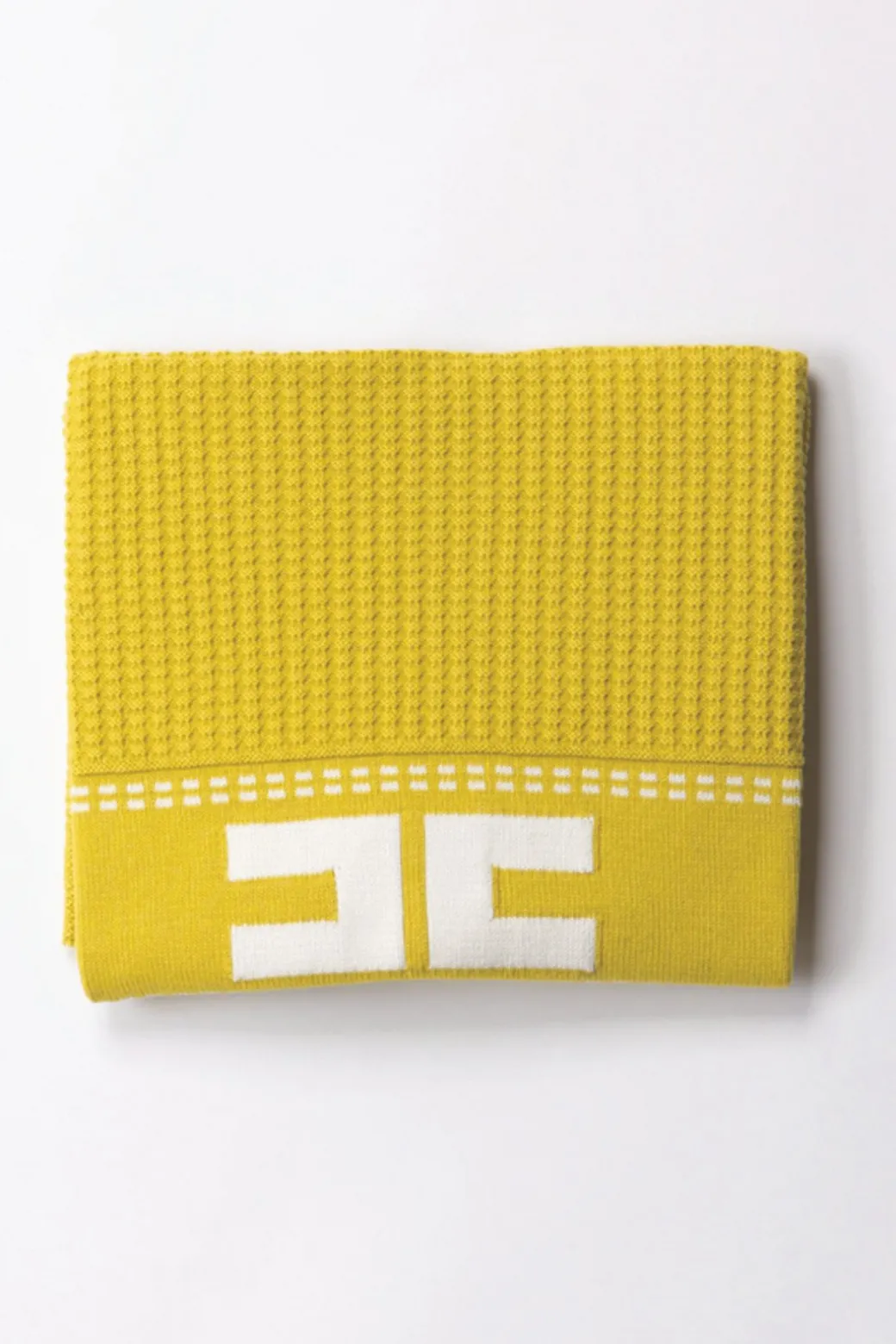 Elisabetta Franchi Bambina Coperta Tricot con Logo