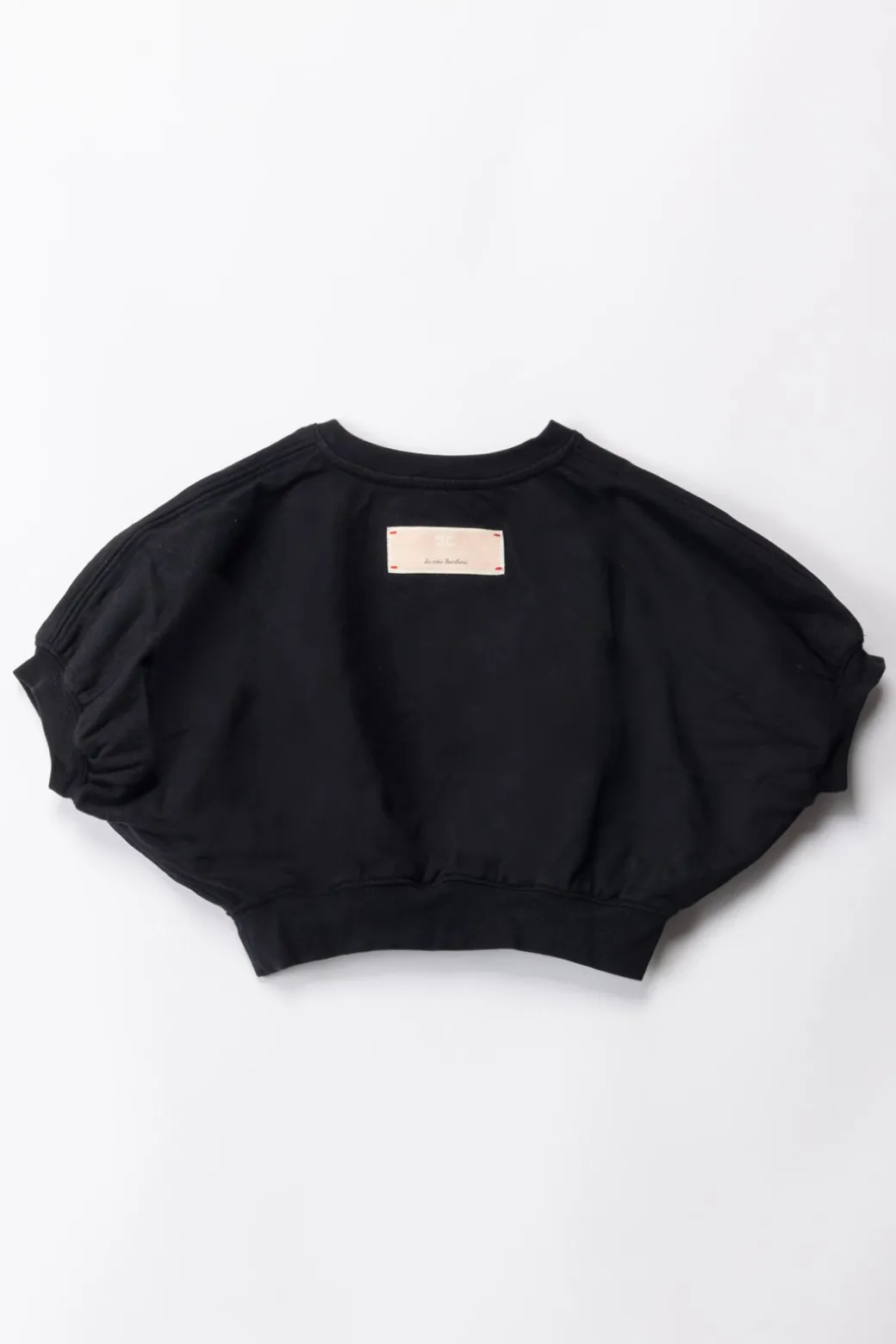Elisabetta Franchi Bambina Felpa Crop Maniche Corte e Logo