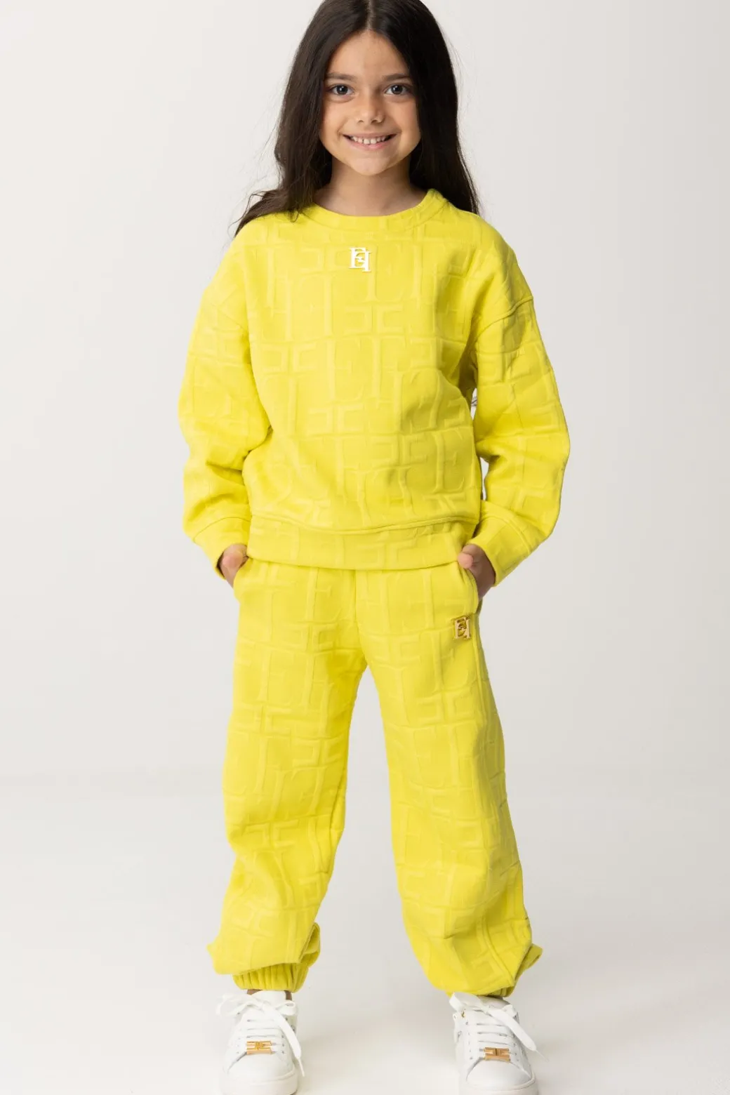 Elisabetta Franchi Bambina Felpa Embossed