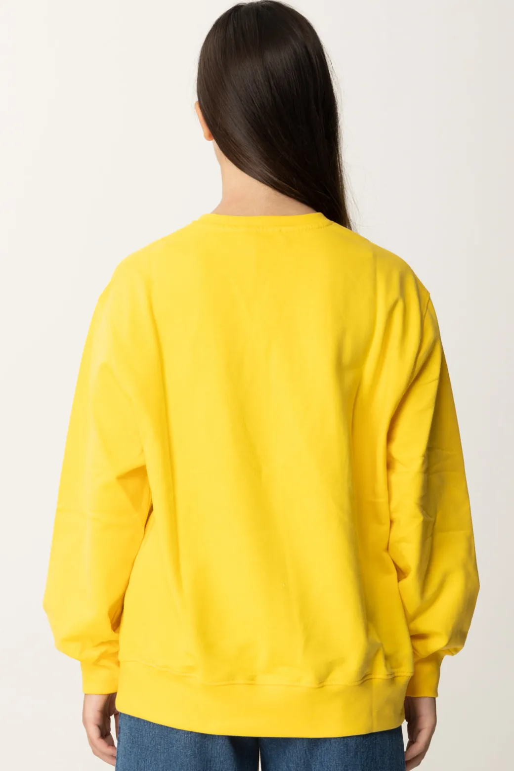 Elisabetta Franchi Bambina Felpa Over con Ricamo Logo