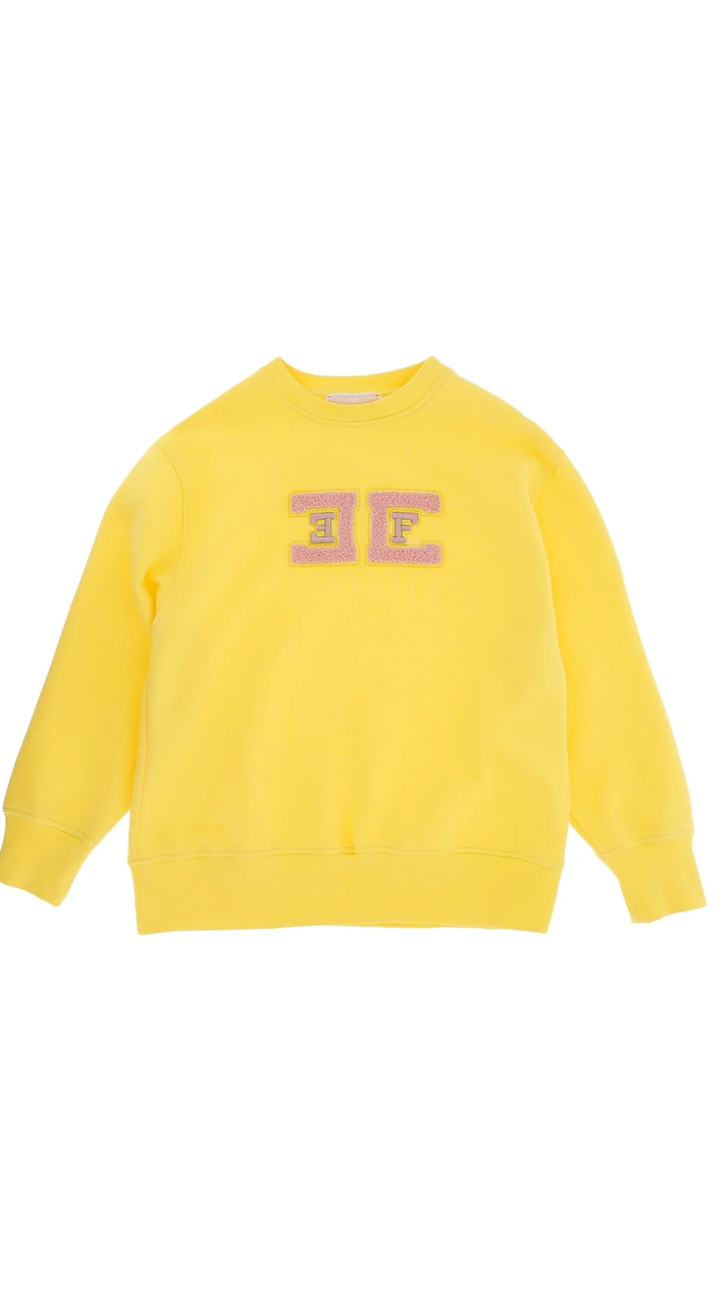 Elisabetta Franchi Bambina Felpa Over con Ricamo Logo