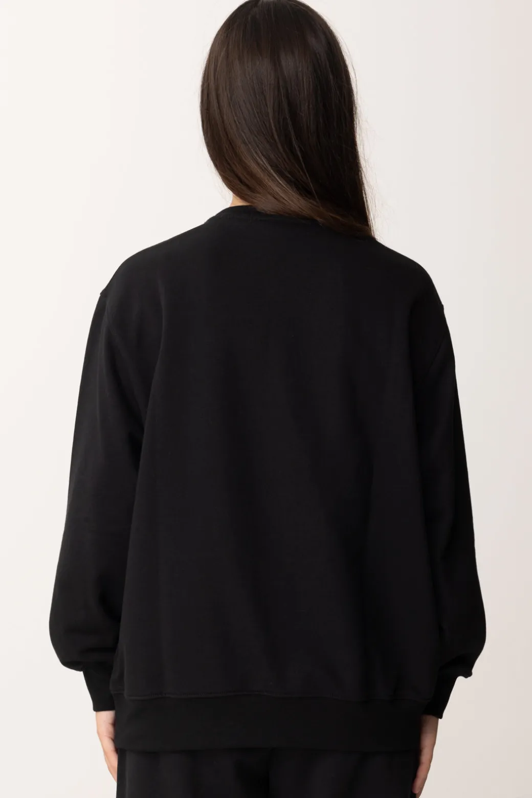 Elisabetta Franchi Bambina Felpa Over con Ricamo Logo