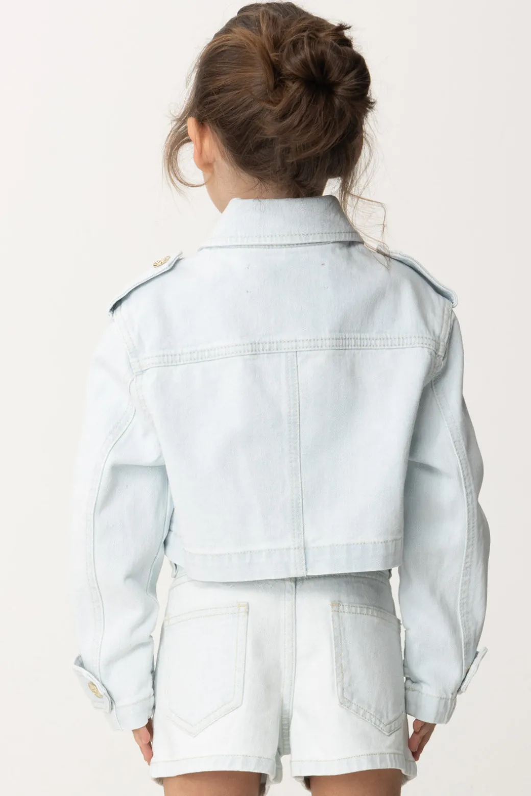 Elisabetta Franchi Bambina Giacca In Jeans