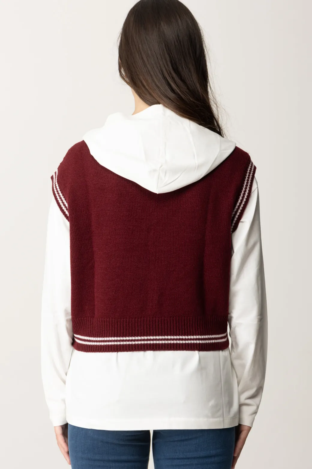Elisabetta Franchi Bambina Gilet Corto In Lana
