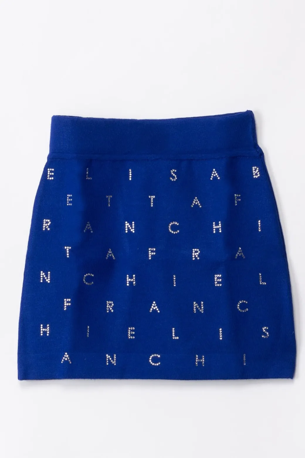 Elisabetta Franchi Bambina Gonna con Loghi In Strass