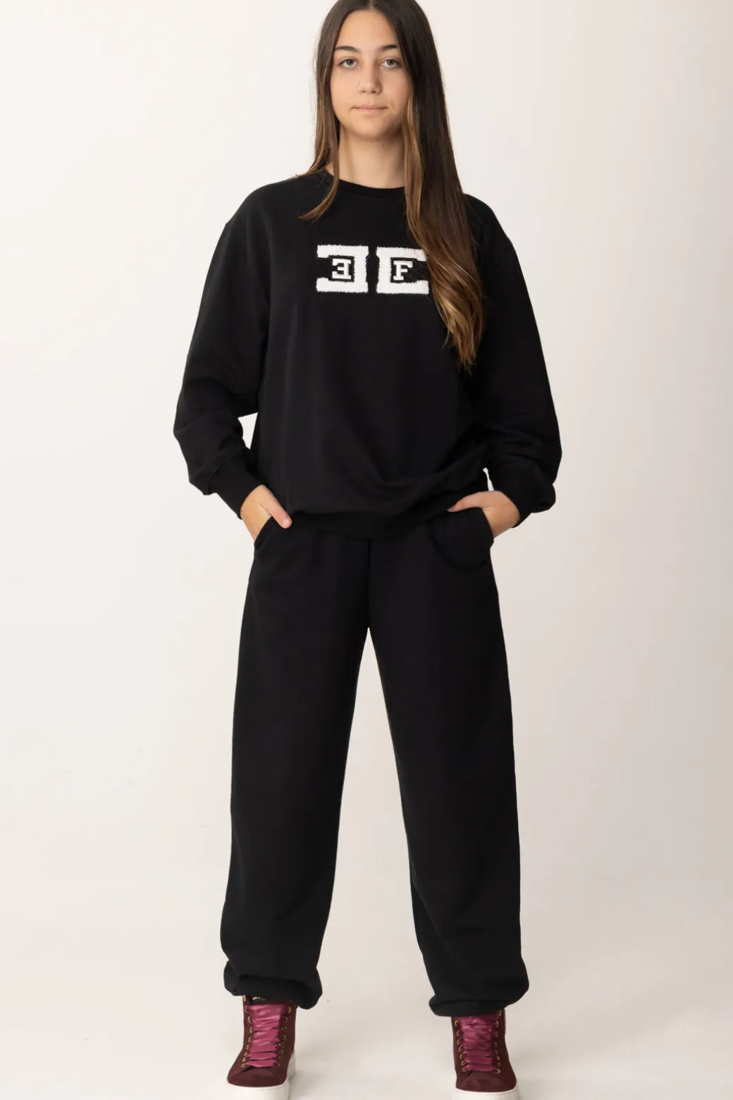 Elisabetta Franchi Bambina Jogging con Toppa 1998 Sul Retro