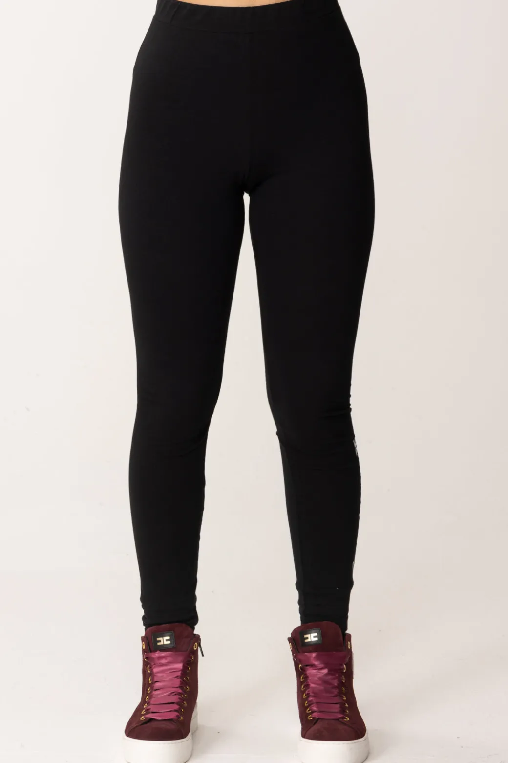 Elisabetta Franchi Bambina Leggings In Jersey con Ricamo Special Series