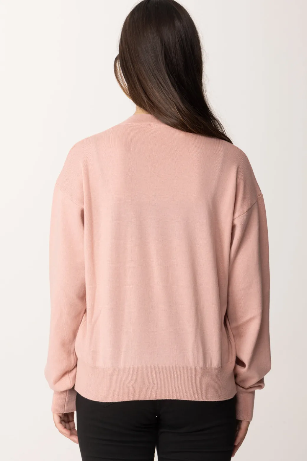 Elisabetta Franchi Bambina Maglia In Lana con Ricamo Logo
