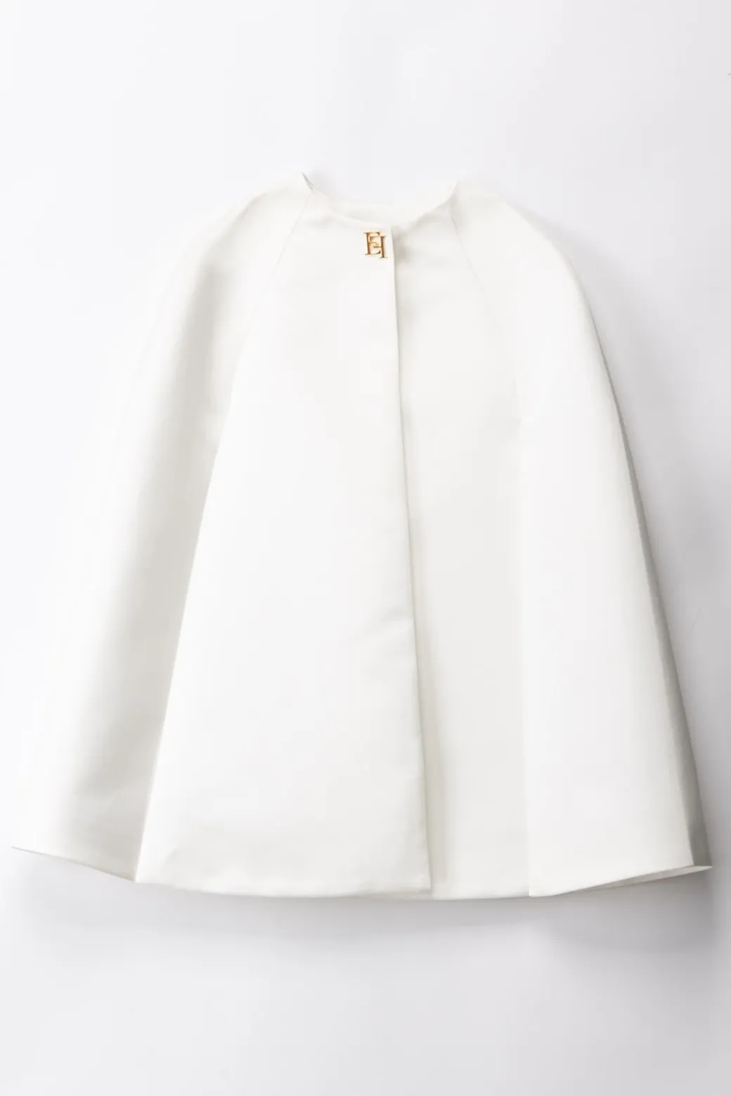 Elisabetta Franchi Bambina Mantella Elegante con Logo