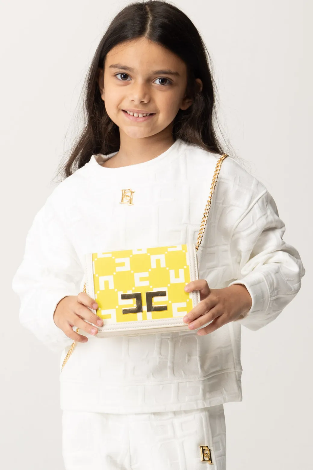 Elisabetta Franchi Bambina Mini Tracolla con Logo