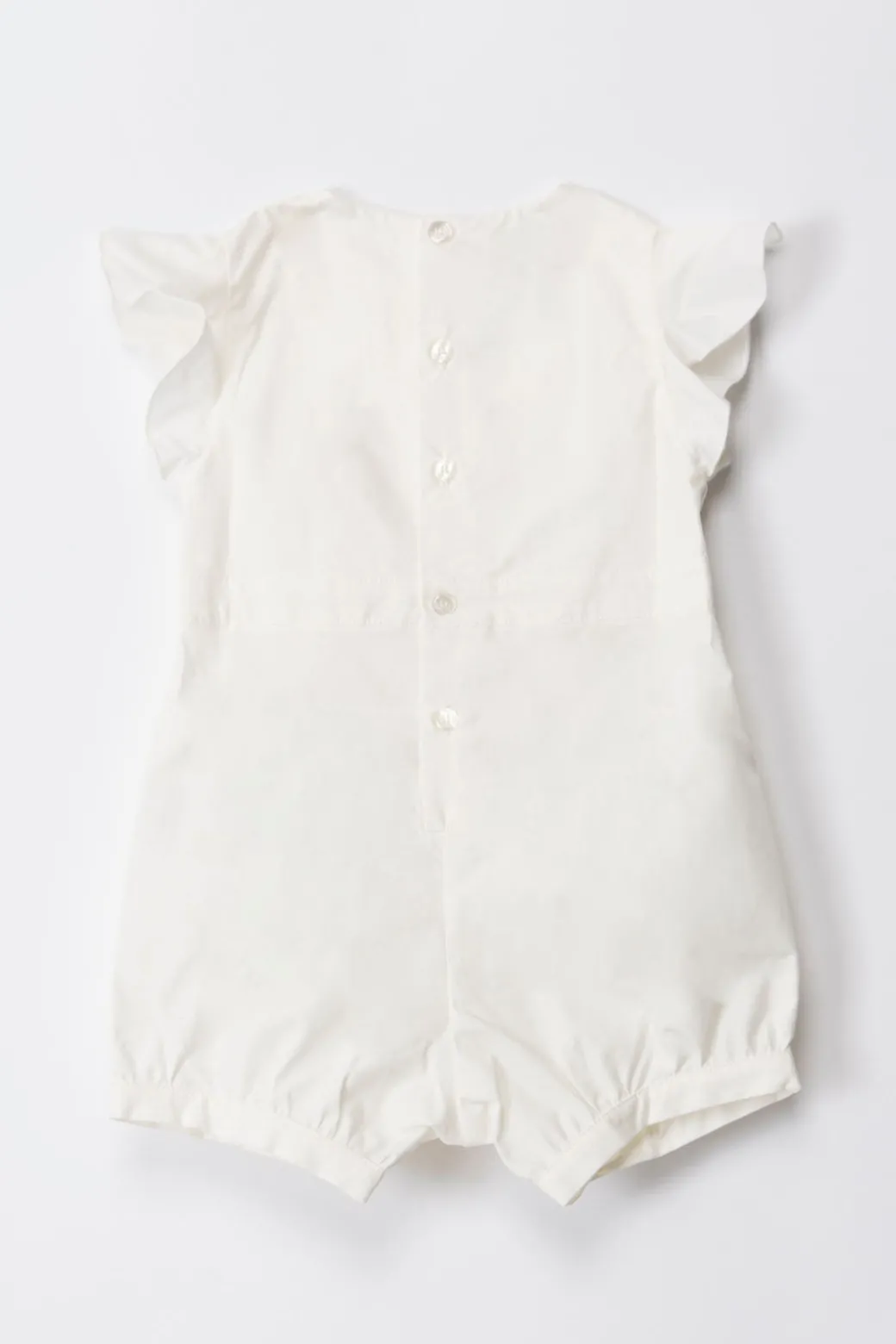 Elisabetta Franchi Bambina Pagliaccetto In Cotone con Logo Embossed