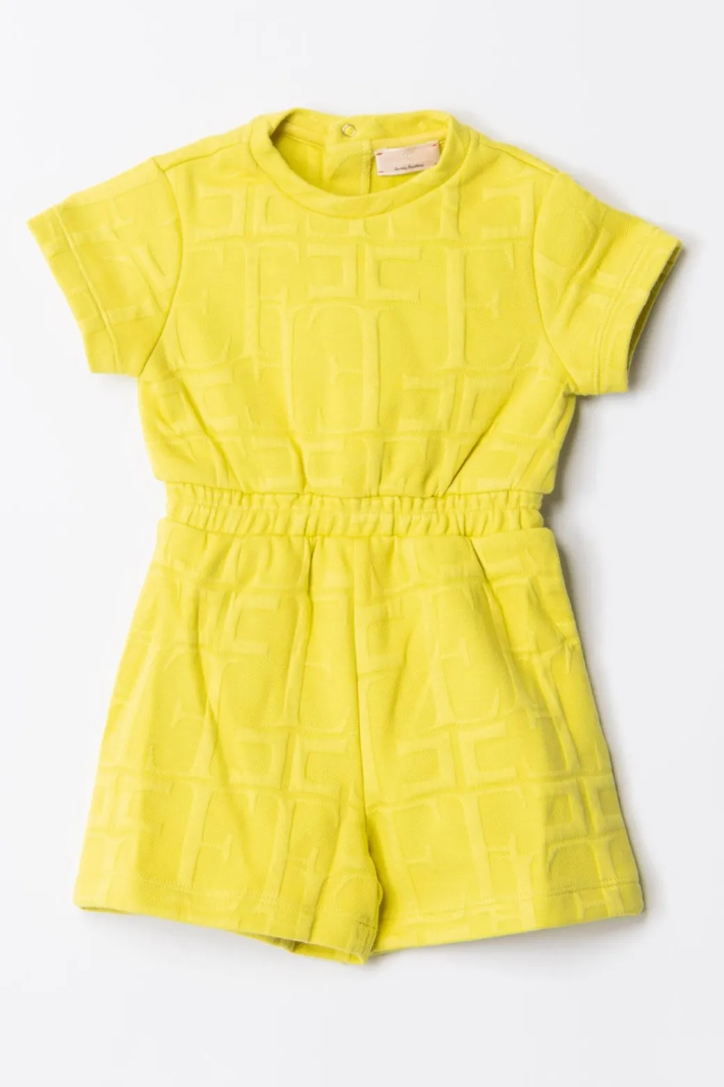 Elisabetta Franchi Bambina Pagliaccetto In Felpa con Logo Embossed