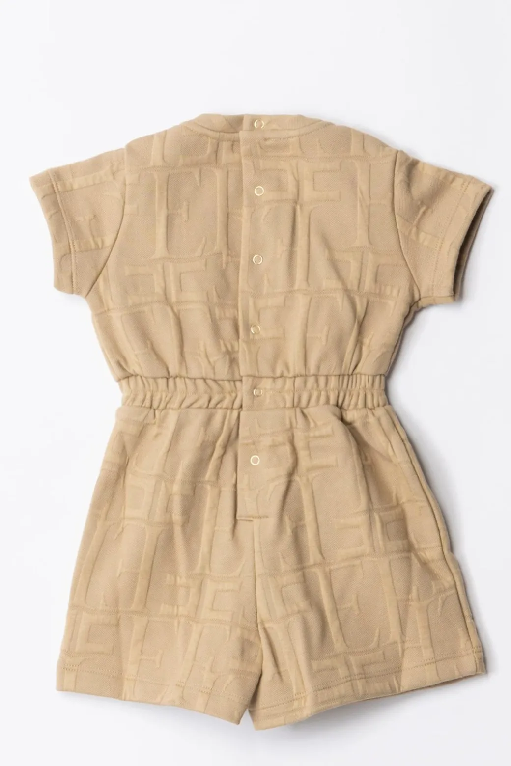 Elisabetta Franchi Bambina Pagliaccetto In Felpa con Logo Embossed