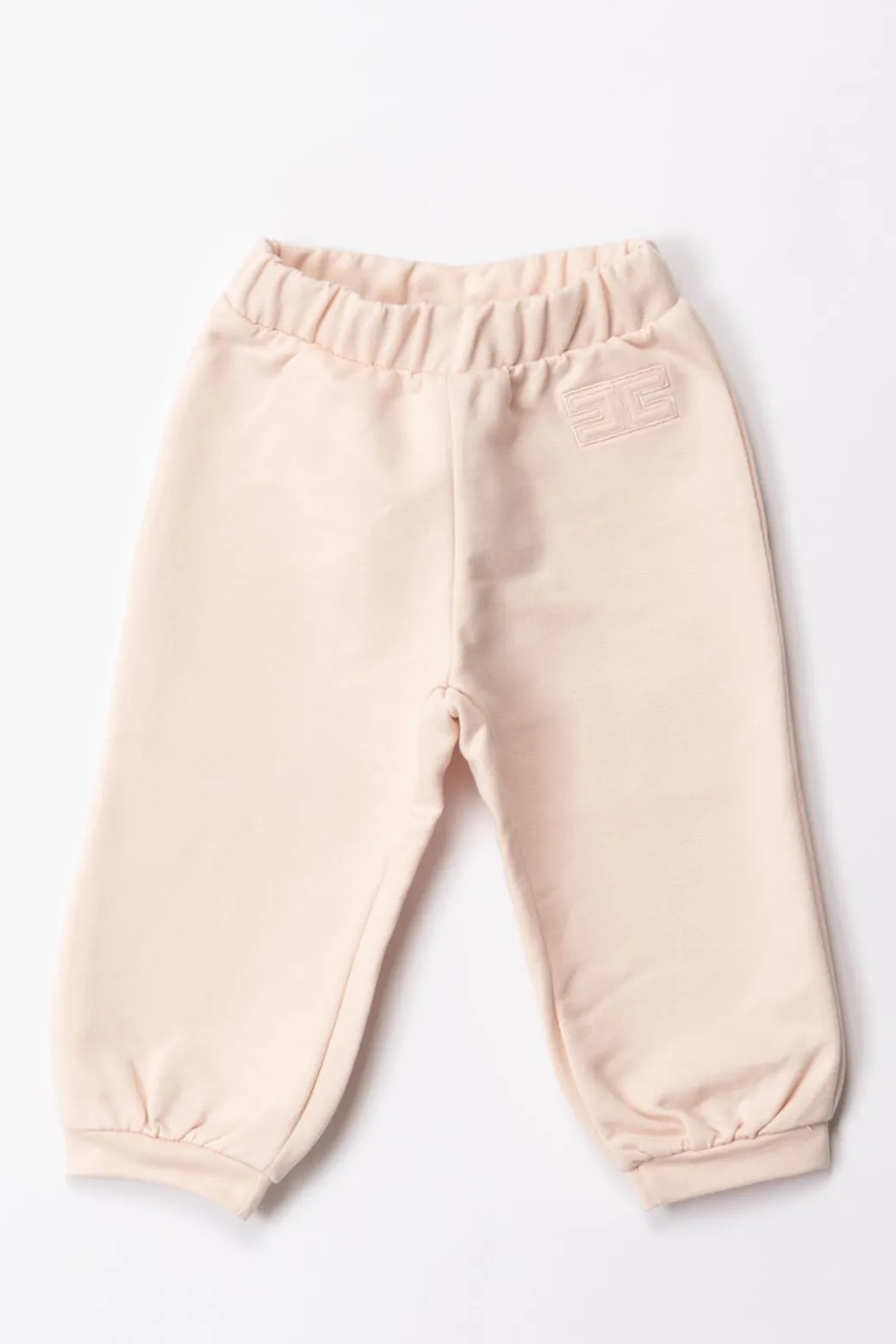 Elisabetta Franchi Bambina Panta-jogging con Logo Cc Ricamato