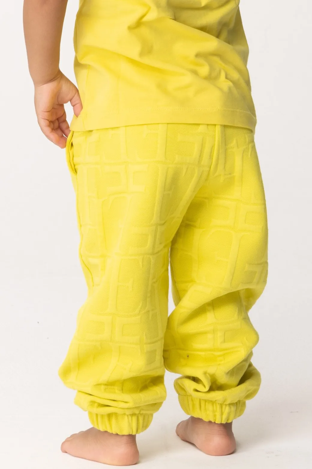 Elisabetta Franchi Bambina Panta-jogging con Pattern Logo