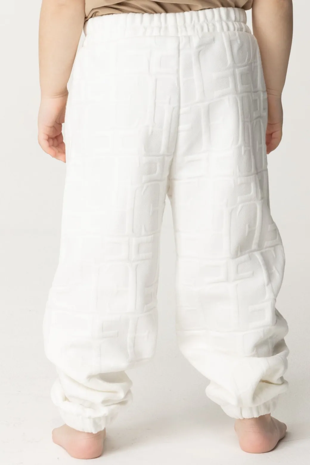 Elisabetta Franchi Bambina Panta-jogging con Pattern Logo