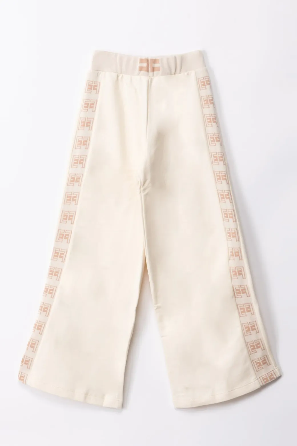 Elisabetta Franchi Bambina Pantaloni Jogging con Bande Logate