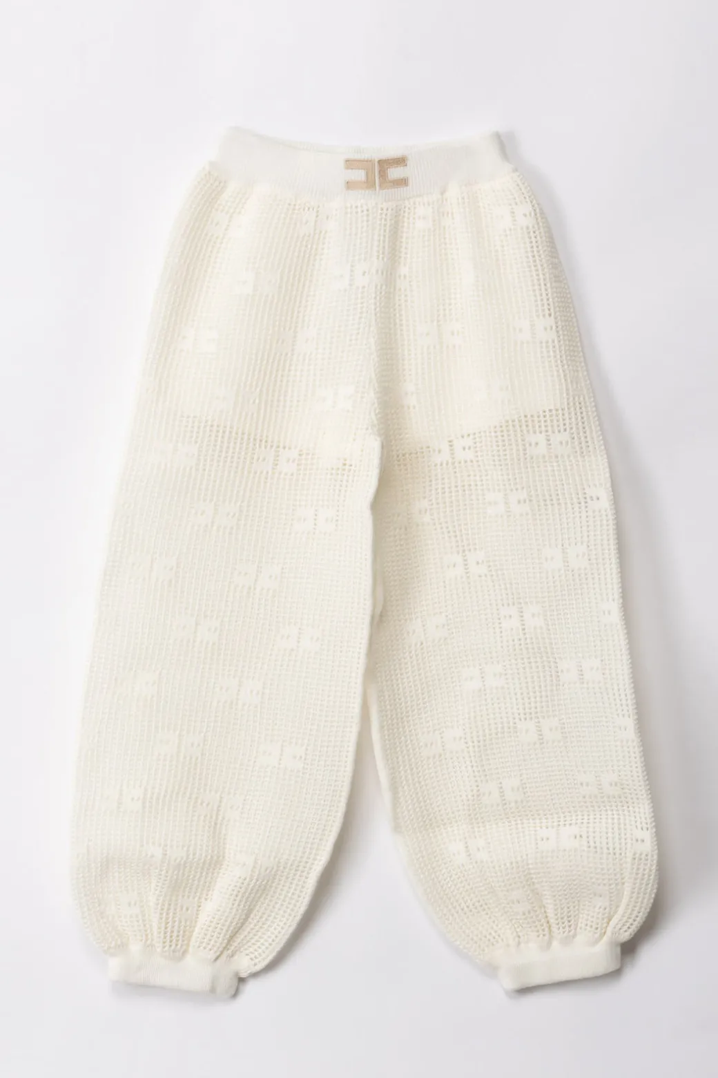 Elisabetta Franchi Bambina Pantaloni Jogging In Rete