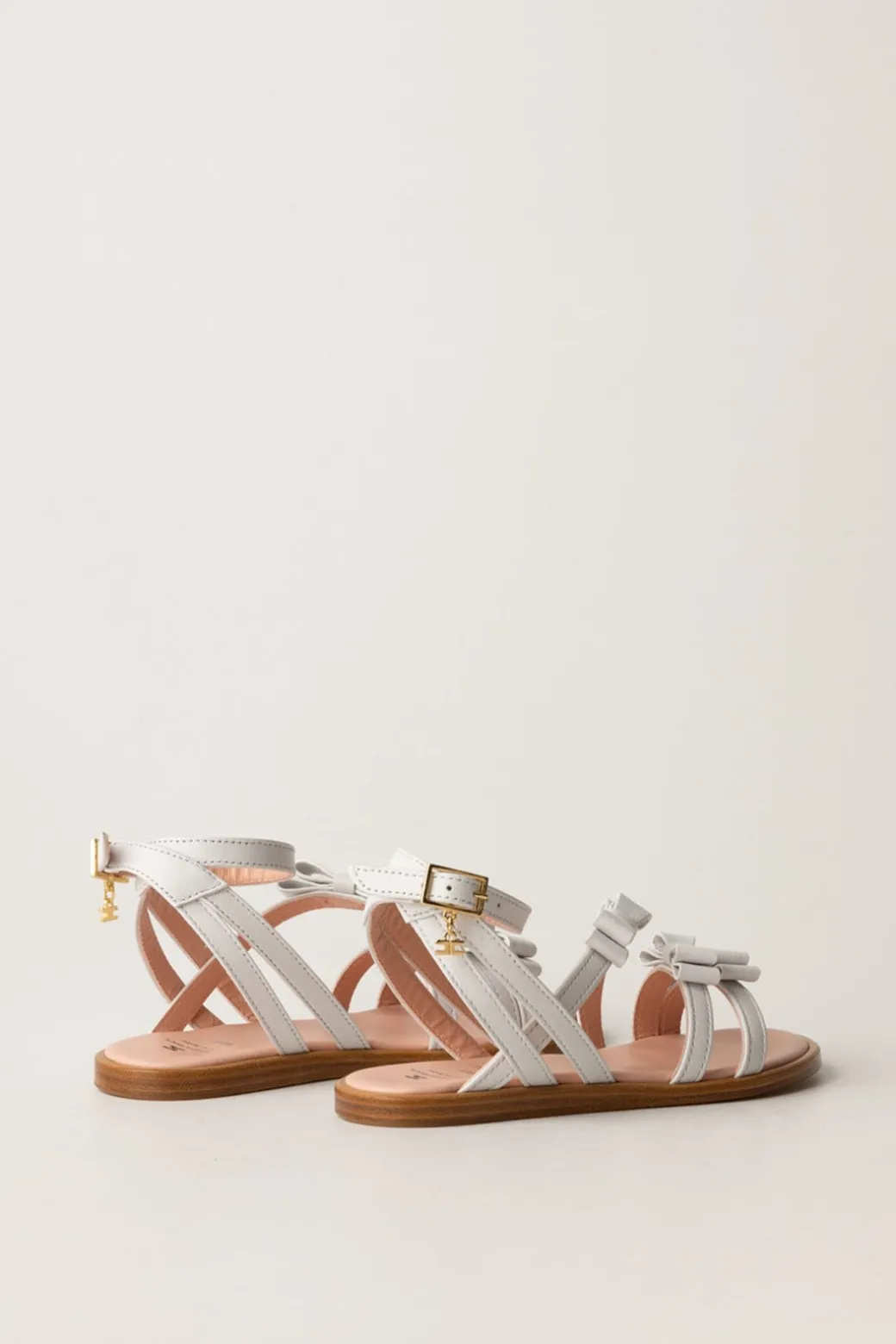 Elisabetta Franchi Bambina Sandali con Fiocchetti