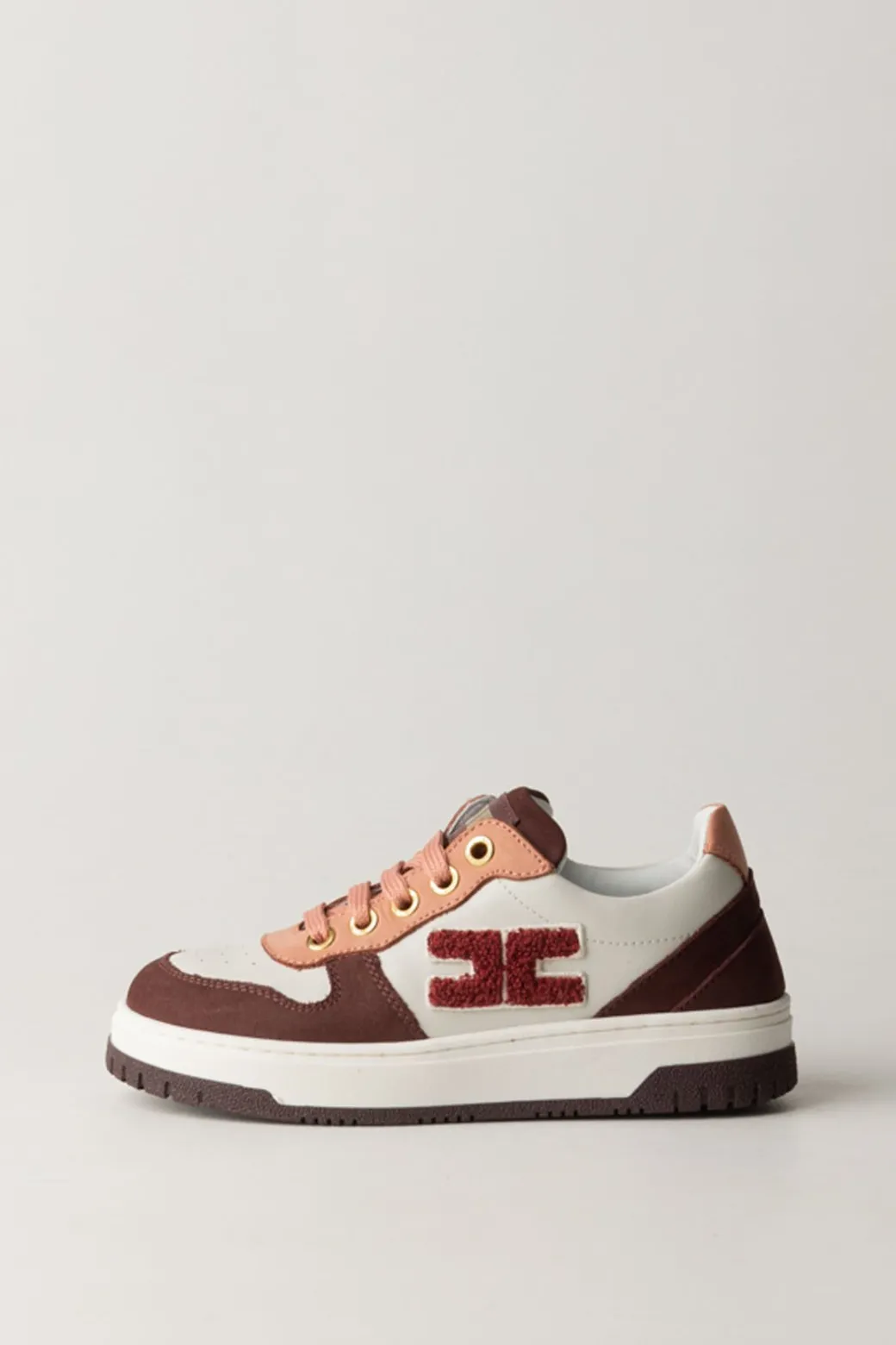 Elisabetta Franchi Bambina Sneaker Bicolore con Logo