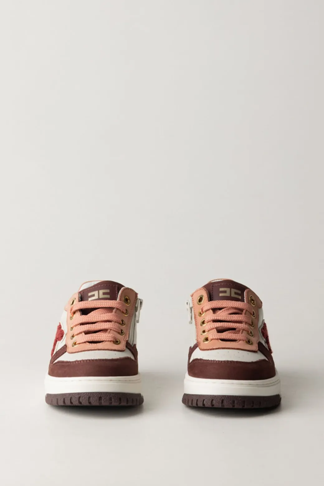 Elisabetta Franchi Bambina Sneaker Bicolore con Logo