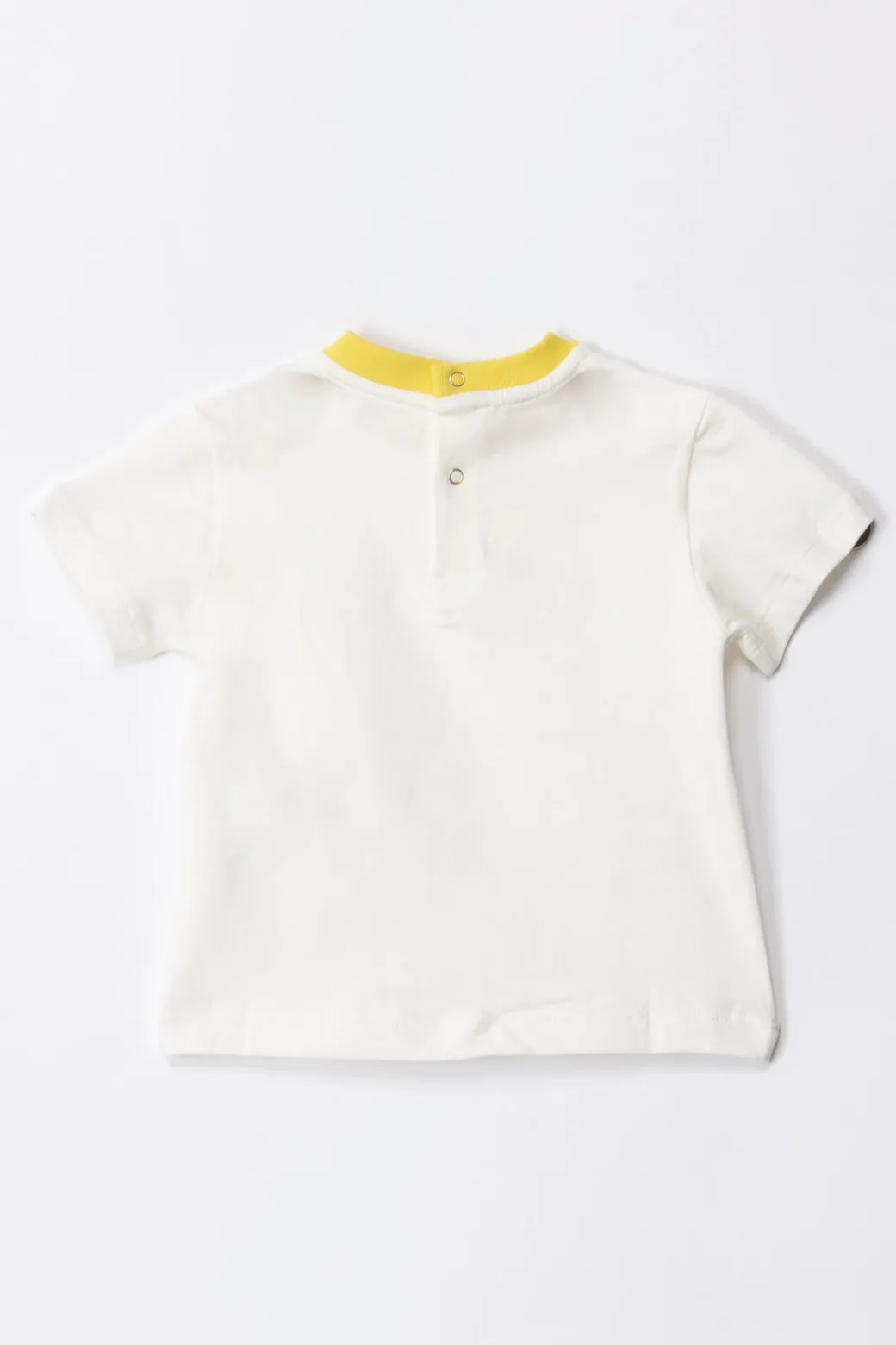 Elisabetta Franchi Bambina T-shirt con Colletto a Contrasto e Logo